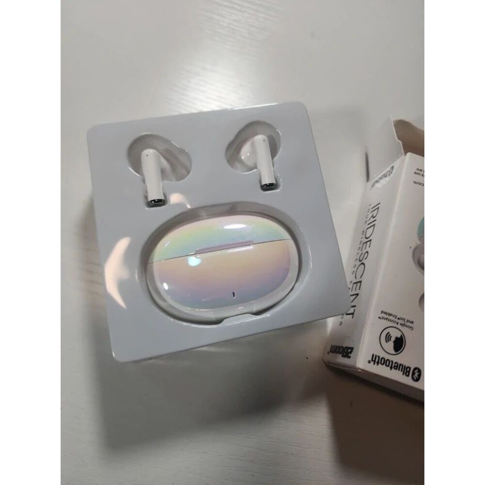 Iridescent True Wireless Earbuds.  New